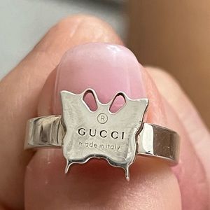 Gucci butterfly ring